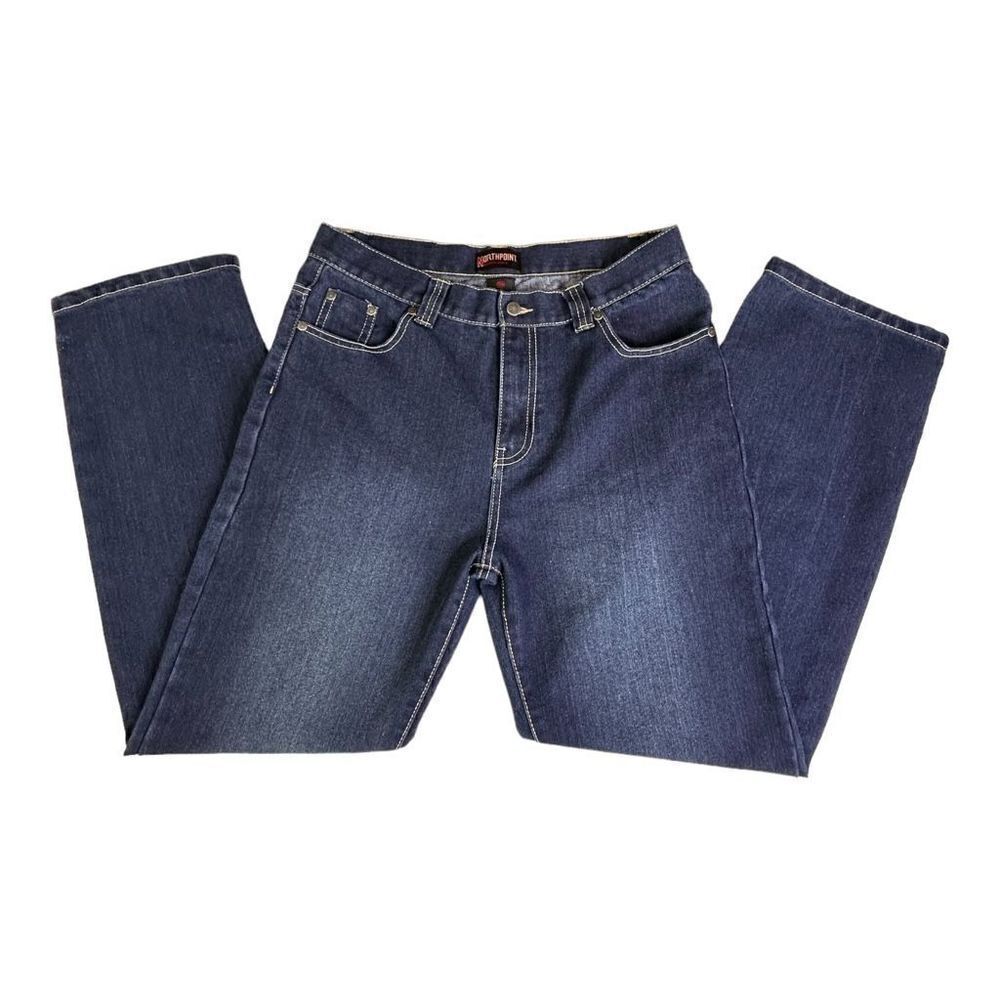 Northpoint Jeans straight leg women’s size 16L blue